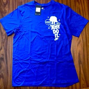 NIKE JDI PEACE OLD ROYAL TEE LARGE